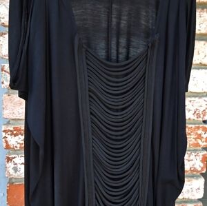 BCBG Jet Black Midi Dress